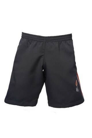 Bermuda Tactel chumbo com faixa Rosário