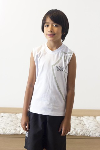 Camiseta Cavada Infantil Masculina Rosário