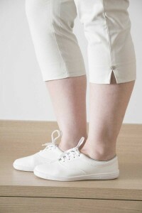 calça capri feminina de tecido